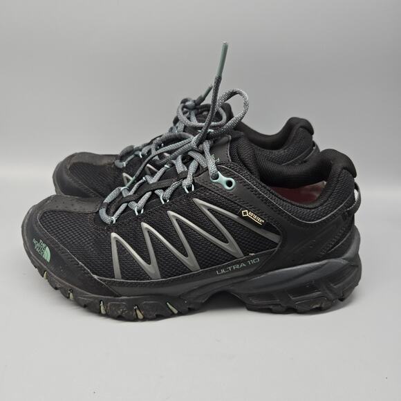 The North Face Ultra 110 GTX Gore-Tex Waterproof Trail Hiking Shoes Womens 8.5 - Picture 1 of 11